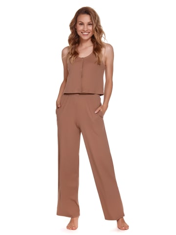 Doctor Nap Piżama w kolorze brązowym