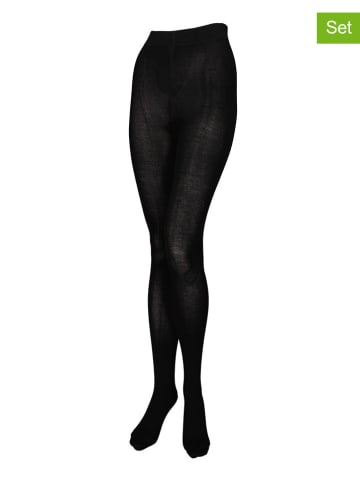 Socks Performance 2er-Set: Strumpfhosen in Schwarz