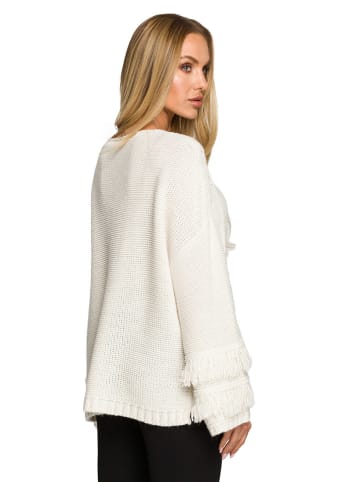 made of emotion Pullover in Creme