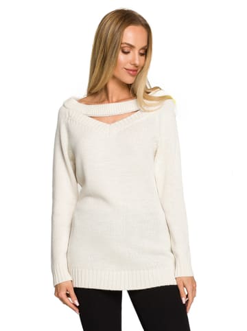 made of emotion Pullover in Creme
