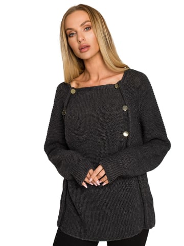 made of emotion Pullover in Anthrazit