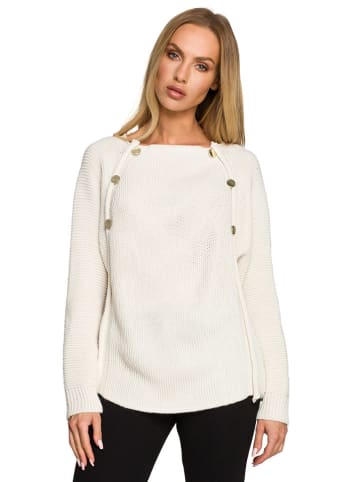made of emotion Pullover in Creme