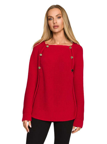 made of emotion Pullover in Rot