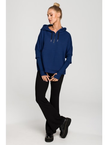 made of emotion Hoodie in Dunkelblau