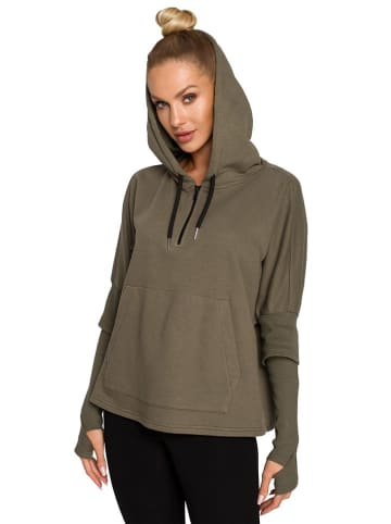 made of emotion Hoodie kaki