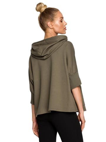 made of emotion Hoodie in Khaki