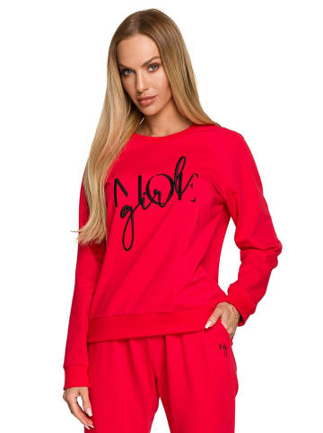 made of emotion Sweatshirt in Rot