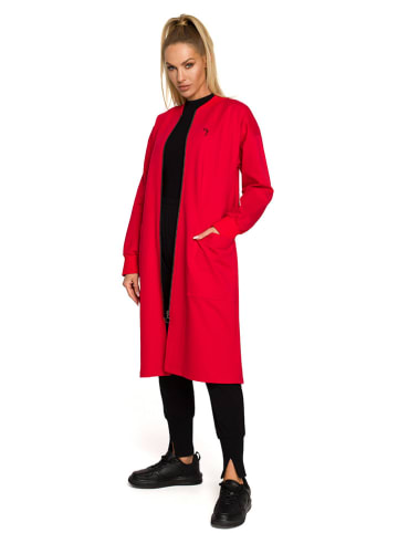 made of emotion Sweatjacke in Rot