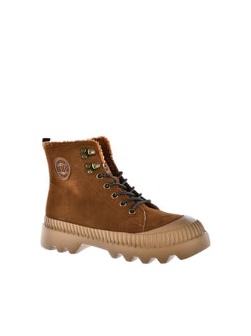 BIG STAR Leren boots bruin