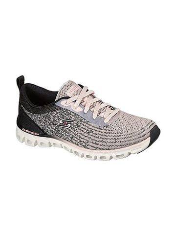 Skechers Sneakersy "Glide-Step" w kolorze czarno-jasnoróżowym