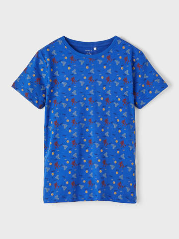 Name it Shirt blauw/meerkleurig