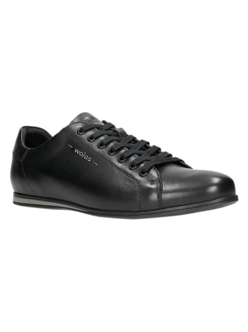 Wojas Leren sneakers zwart
