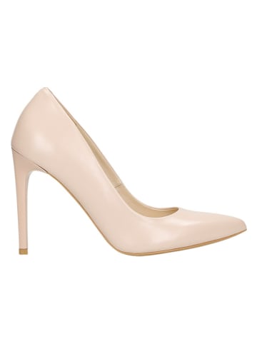 Wojas Leder-Pumps in Beige
