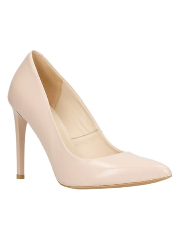 Wojas Leder-Pumps in Beige