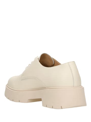 Wojas Leren veterschoenen beige