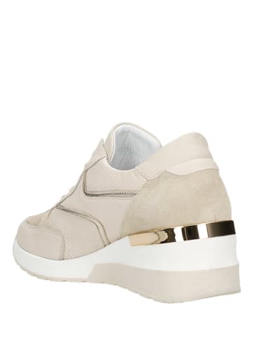 Wojas Leren sneakers beige