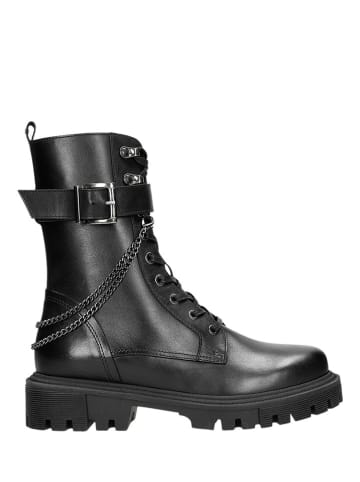 Wojas Leder-Boots in Schwarz
