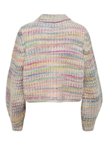 ONLY Sweter "Carma" w kolorze kremowym ze wzorem