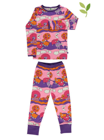 Småfolk Pyjama "Sheep & Ducks" lichtroze