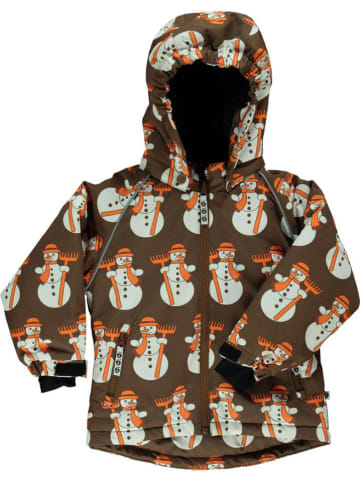Småfolk Winterjas "Snowman" bruin