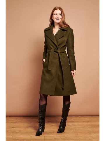 Smashed Lemon Übergangsmantel in Khaki