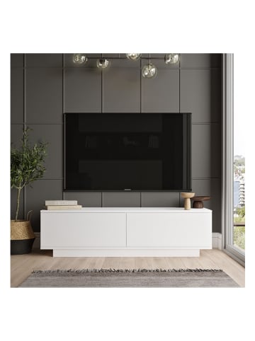 Scandinavia Concept TV-Regal in Weiß - (B)140 x (H)38 x (T)35,5 cm