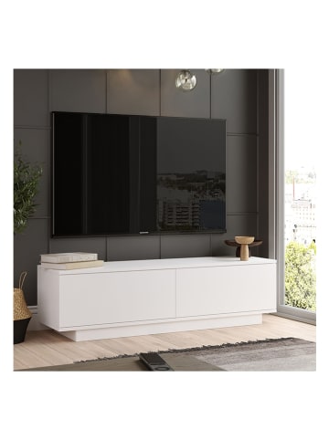 Scandinavia Concept TV-Regal in Weiß - (B)140 x (H)38 x (T)35,5 cm