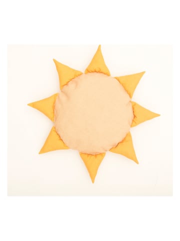 Little nice things Poduszka "Sun" w kolorze żółtym - 50 x 40 cm