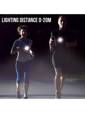 Onamaste LED-Strinlampe in Schwarz/ Grau