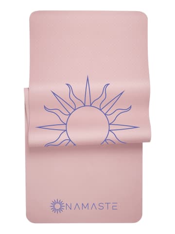 Onamaste Sportmat lichtroze/meerkleurig - (L)181 x (B)61 x (D)0,50 cm