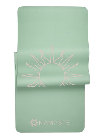 Onamaste Yogamatte in Mint/ Bunt - (L)181 x (B)61 x (T)0,50 cm