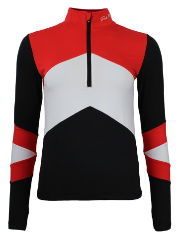 Peak Mountain Functioneel shirt "Athos" rood/zwart/wit