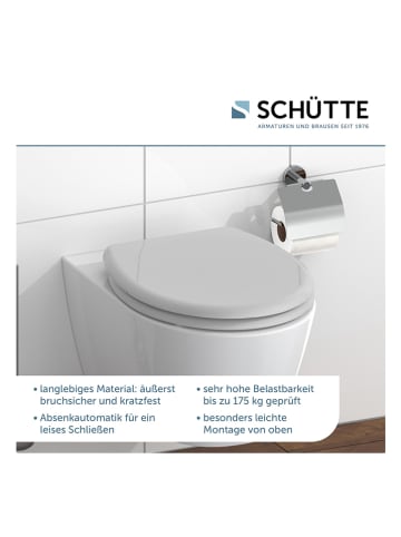 Schütte WC-Sitz mit Absenkautomatik in Grau