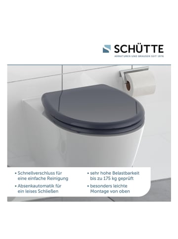 Schütte WC-Sitz mit Absenkautomatik in Anthrazit