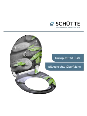 Schütte Toiletbril met softclose "Stone" grijs