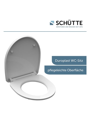 Schütte WC-Sitz ''Magic Light'' mit Absenkautomatik in Weiß/ Bunt