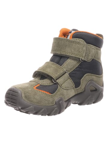 Lurchi Leder-Winterboots "Mats" in Khaki