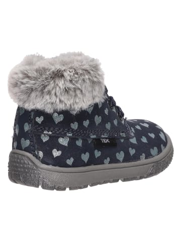 Lurchi Leren winterboots "Juxy" donkerblauw