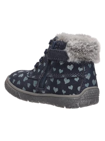 Lurchi Leren winterboots "Juxy" donkerblauw