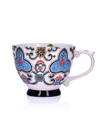 DUKA Kubek w kolorze białym ze wzorem - 350 ml