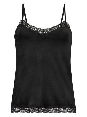 Hunkemöller Top piżamowa w kolorze czarnym