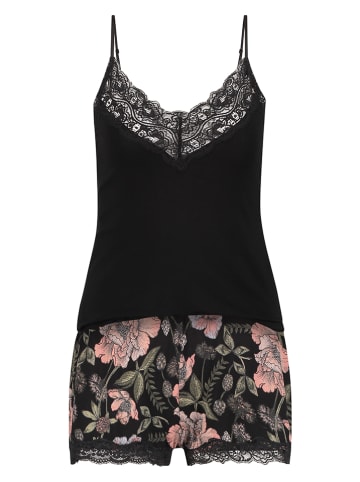 Hunkemöller Piżama w kolorze czarnym