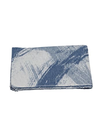 David Fussenegger Deken "Penseelstreken" blauw