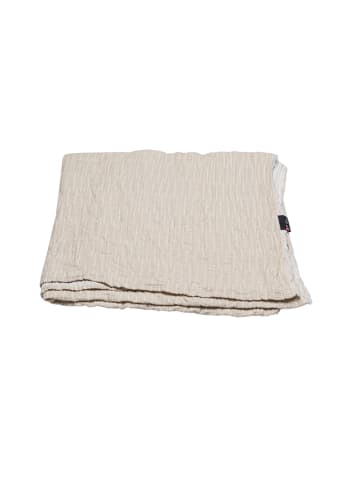 David Fussenegger Plaid "Strepen" beige