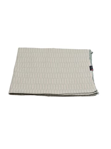 David Fussenegger Plaid "Streifen" in Hellgrün/ Beige