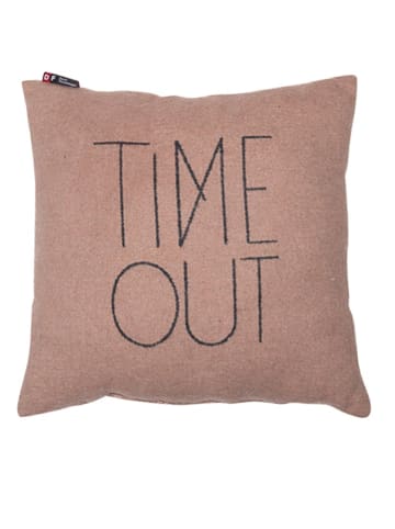 David Fussenegger Kussen "Time out" lichtbruin