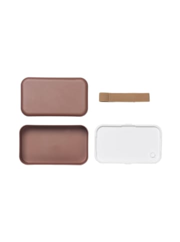 FABELAB Lunchbox in Hellbraun - (B)18,7 x (H)6,3 x (T)10,7 cm
