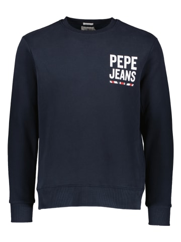Pepe Jeans Sweatshirt "Edison" donkerblauw