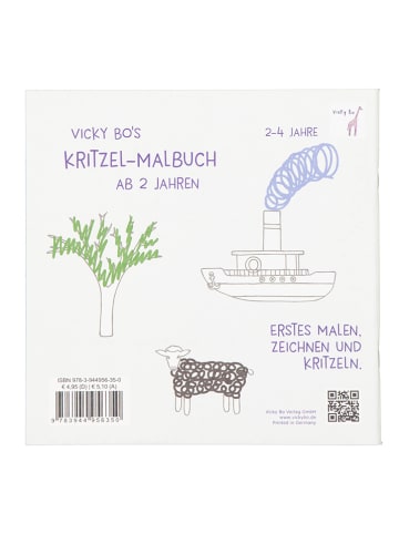 Vicky Bo Kreativbuch "Kritzel-Malbuch: erstes Malen, Zeichnen und Kritzeln"