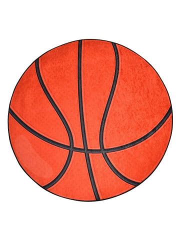 Mioli Kurzflor-Teppich "Basketball" in Orange